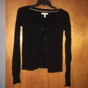 Black button up cardigan